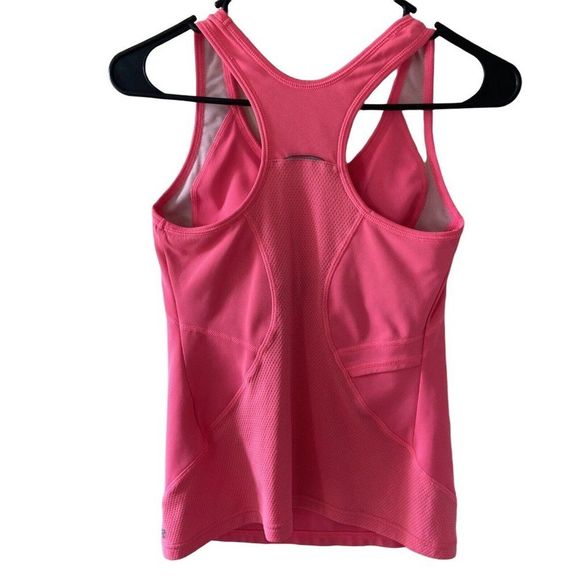 New Balance Women's Small Pink Fitness  Athletic Tank Racer Back Built-in Bra - Picture 3 of 8
